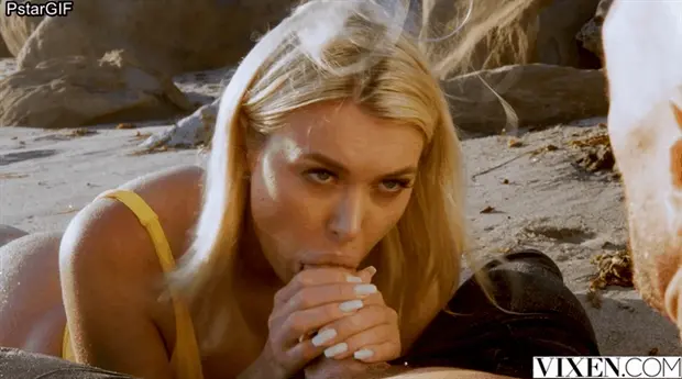 Natalia Starr beach blowjob and hard fucking #2