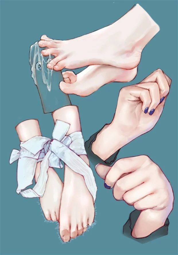 Footjob art