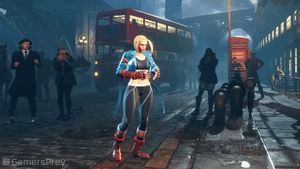 Street Fighter 6 - Gorgeous Brit Babe Cammy Sexy Stretching Gif!
