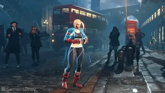 Street Fighter 6 - Gorgeous Brit Babe Cammy Sexy Stretching Gif!