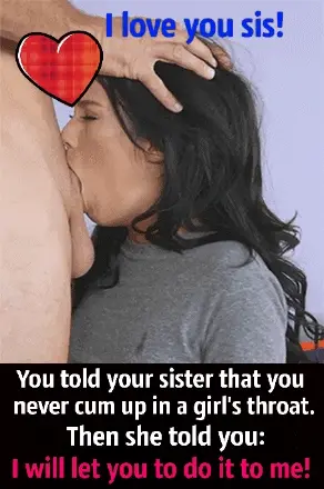 Hot stepsis blowjob
