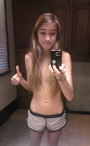 Non-Nude Selfie (Expanded + AI Upscale)