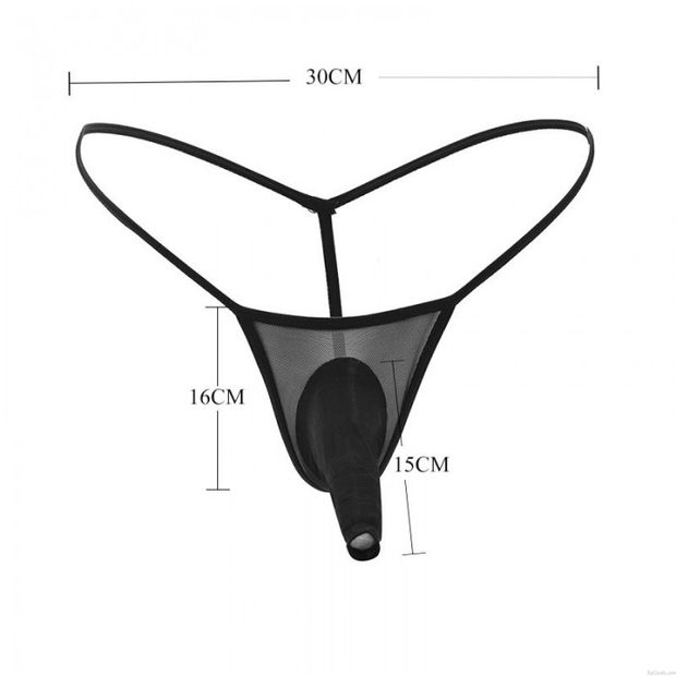 Sexy Elefante Nariz Tanga Bragas G-String Calzoncillos Calzoncillos para hombres Ropa interior Atlético Partidario Sissy Lencería