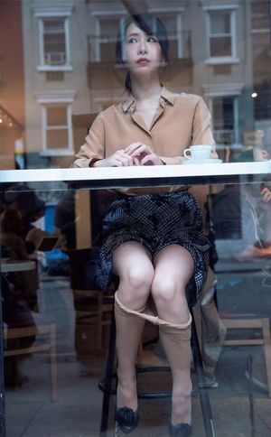 Oooh, love this. Shy exhibitionist!