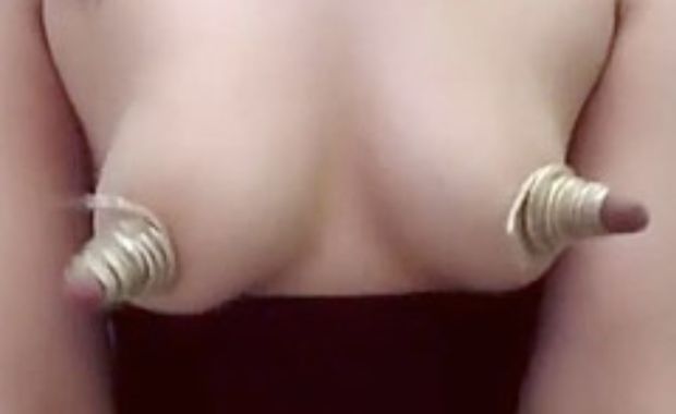 Beautifully bound nipples
