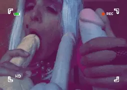 Sucking dildo