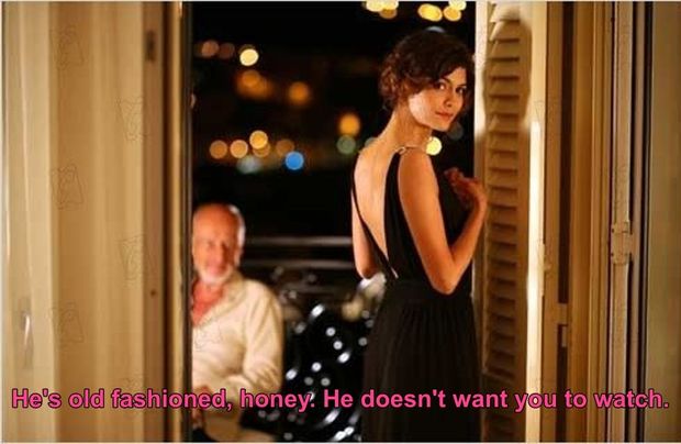 Of course he is...