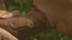 closeup cock suck head