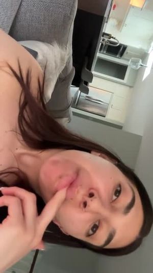 The WETTEST pussy on SMOKING HOT 19 year old... SOAKED panties.