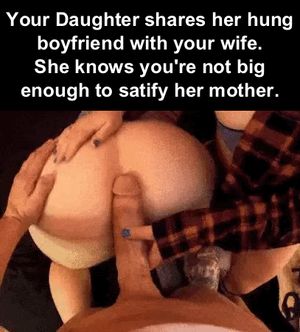 you have to jerk-off watching your daughter's boyfriend plow your wife