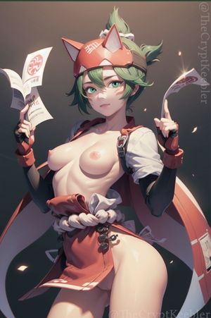 Kiriko's pussy is hot