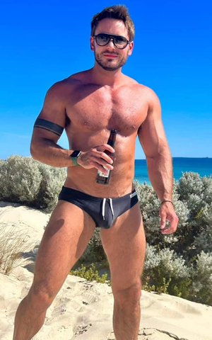 Hot Guy at the Beach