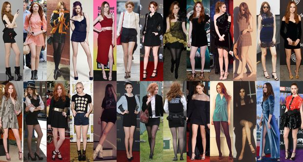 all the legs of Karen Gillian