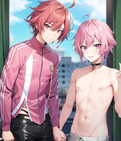 Two cute femboys