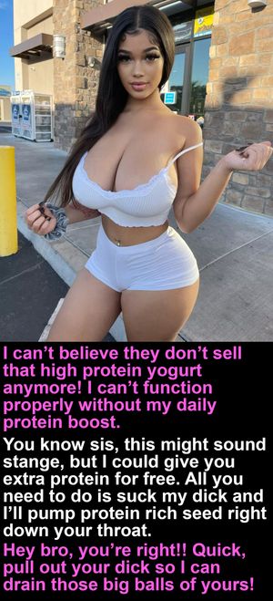 Sister needs protein