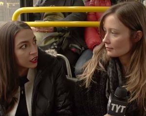 Emma asks AOC if she ever been pissed on.....