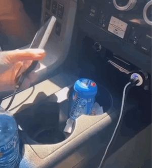 Your girlfriend checking her phone