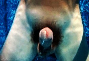 under water cum shot