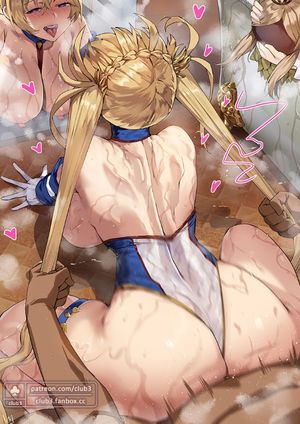 Between Bradamante’s cheeks