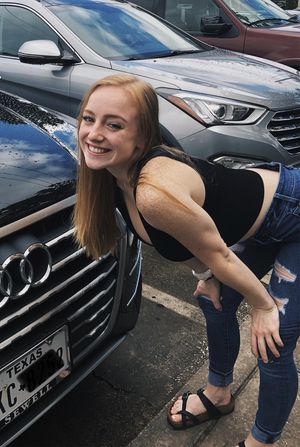 blonde cum whore loves being bent over