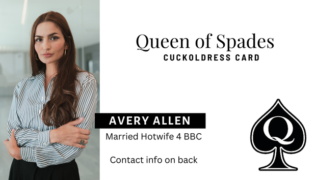 Queen of Spades Business Card