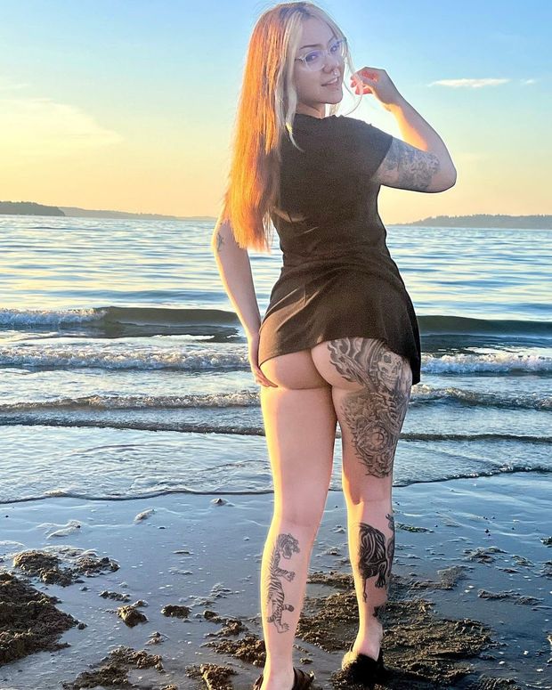 Ella in the beach