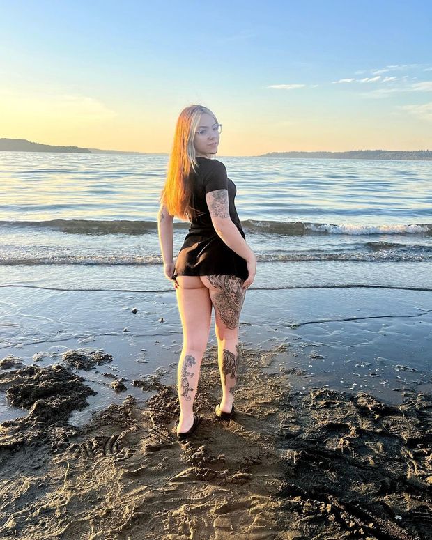 Ella on the beach