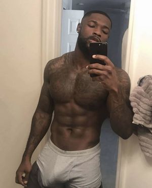 Hot Black Guy Selfie