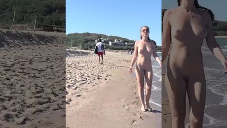 I walk completely naked along the crowded shore 2