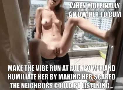 Embarassed by the rsisk of being heard, slaves cum even harder