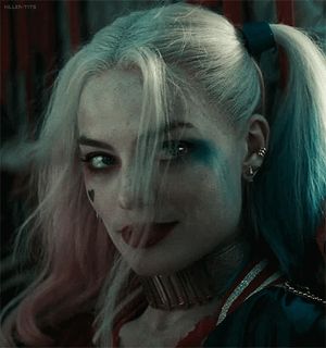 A wink of approval form Harley Quinn