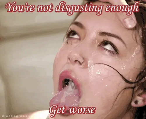 she has her face covered in cum and she wants more