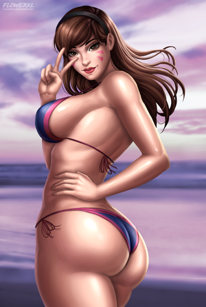 Dva On The Beach 2018 FlowerXL(SFW)