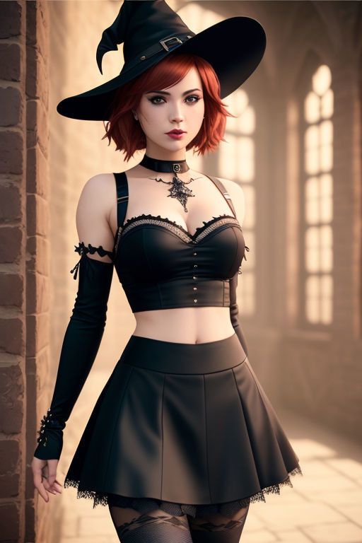 AI generated witch