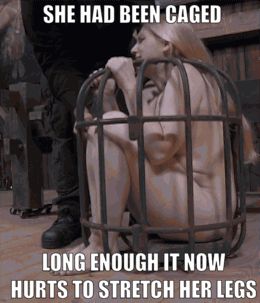 Do like society does. Educate her through imprisonement.