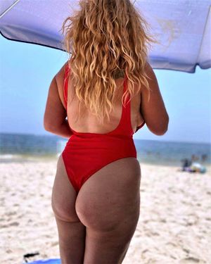 My husband always takes these unflattering pics of my ass! He says guys love them!