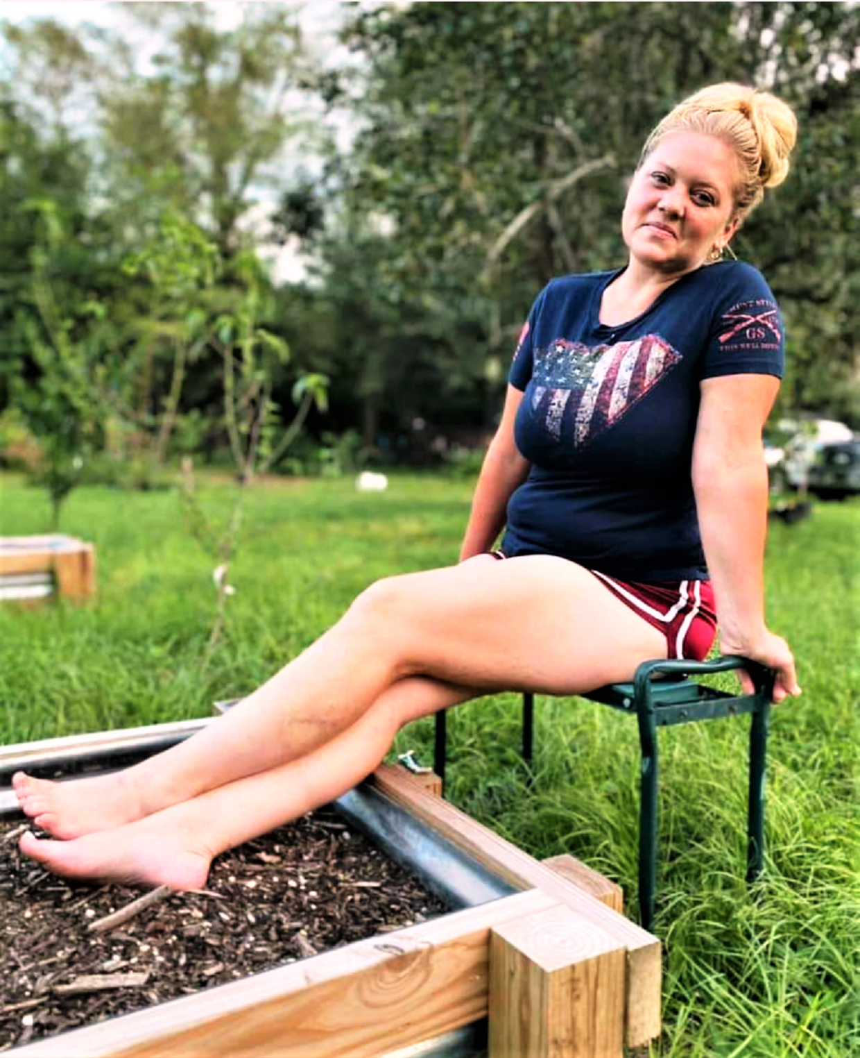 Just relaxing for the big night we have planned! My hubby has six black guys lined up for me tohnight!