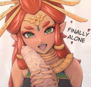 Riju is ready for that huge master sword