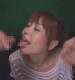 JAV slut gets double cum shot