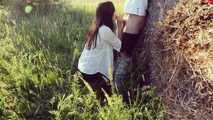 "I have a girlfriend," he mumbled but you replied after swallowing his load: "I know."