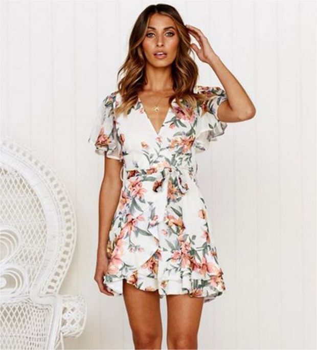 Patty's Floral Sundress