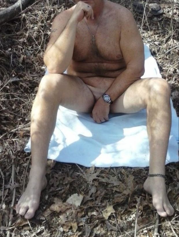 Nude in the woods
