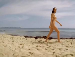 beauty walk along the shoreline