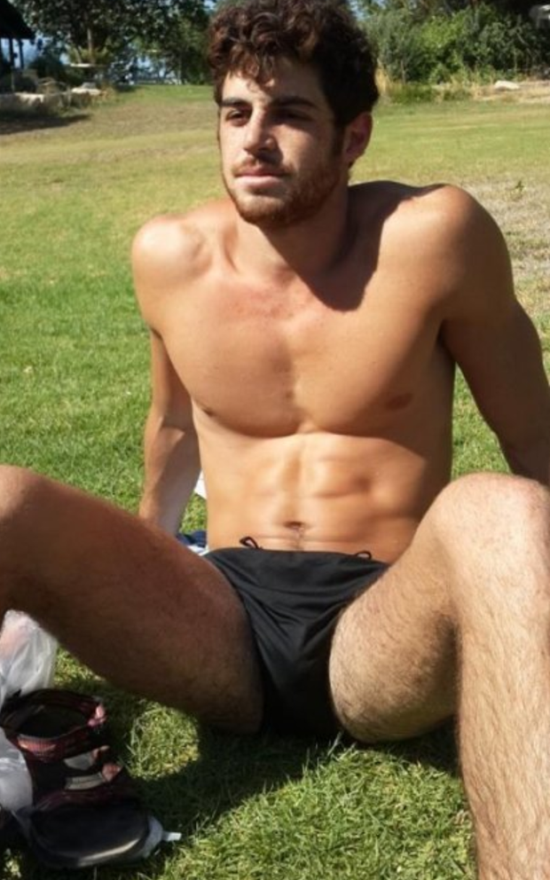 Shady crotch shot