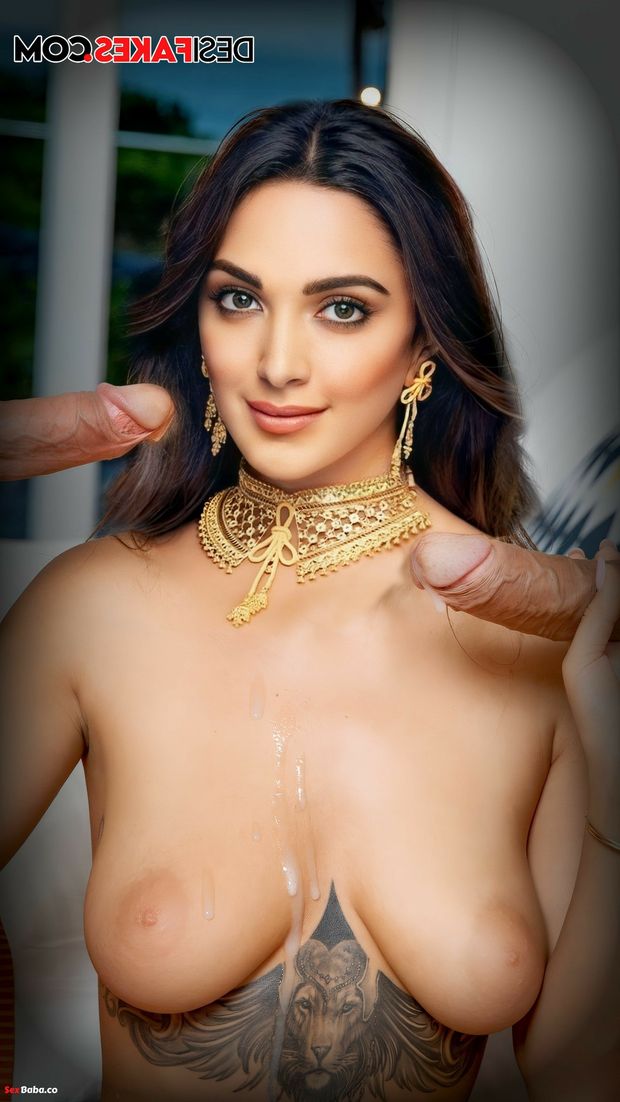 Kiara Advani with two dicks