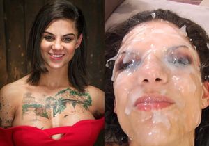 Before and after bukkake cumshots gangbang Bonnie Rotten