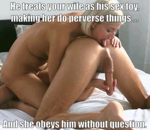 Cuckold and hotwife caption