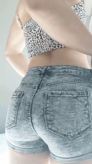 strip pants of and reveal perfect round ass