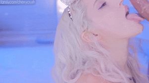 Cherry Crush (OnlyFans YouTuber) - Deepthroating