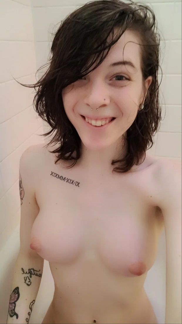 Gorgeous petite shemale babe
